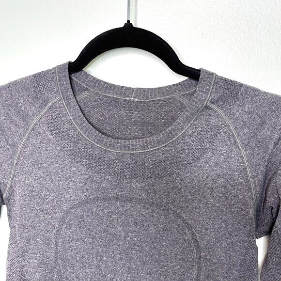 Lululemon Women’s Long Sleeve Swiftly Tech Gray Crew Neck Shirt 6 - Picture 4 of 10